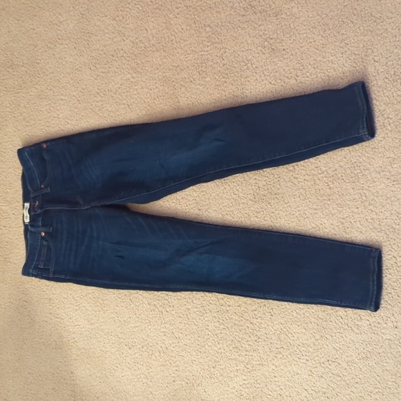 Madewell Dark Wash Denim 10" High Rise Skinny Jeans Size 27 - Picture 3 of 10